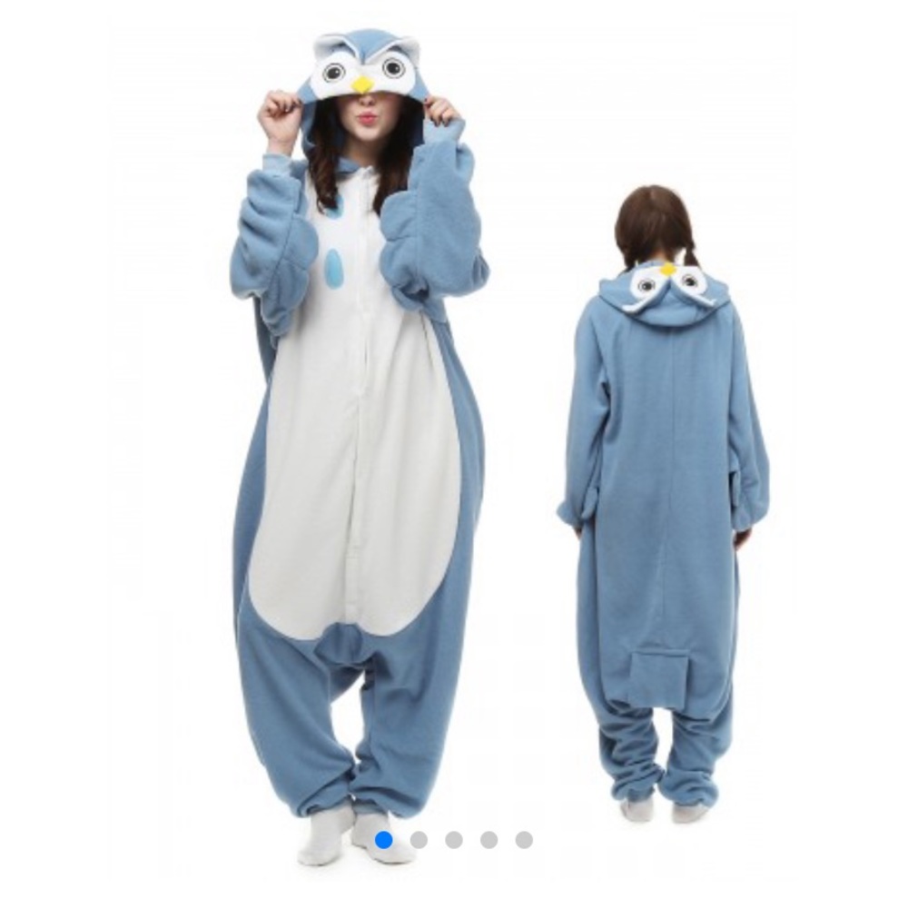 Owl Onsie for Adults; Halloween Costume/Pajamas